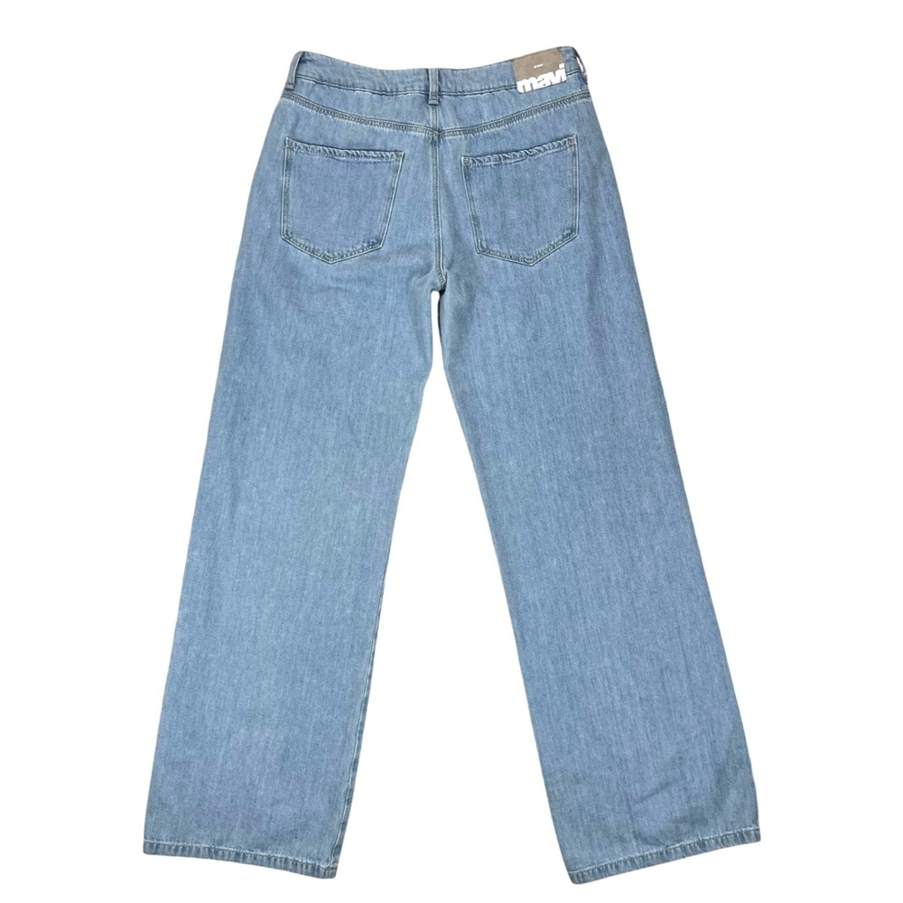 Mavi Women 28x32 Miracle High Rise Wide Leg Light Blue Wash‎ Denim Jeans - Picture 5 of 9